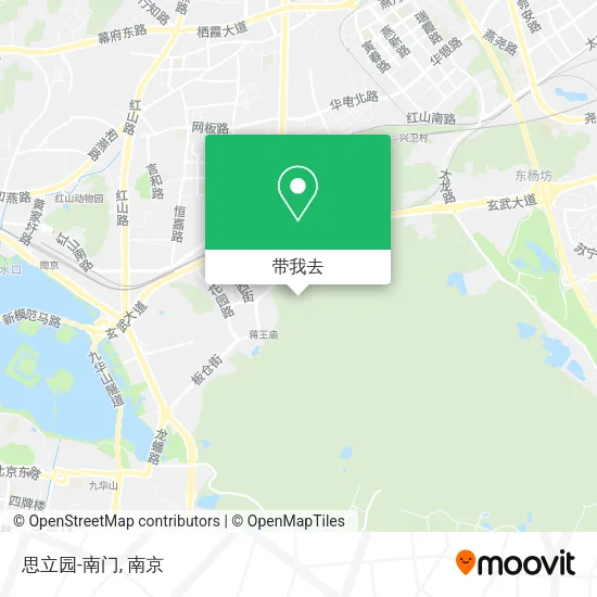 思立园-南门地图