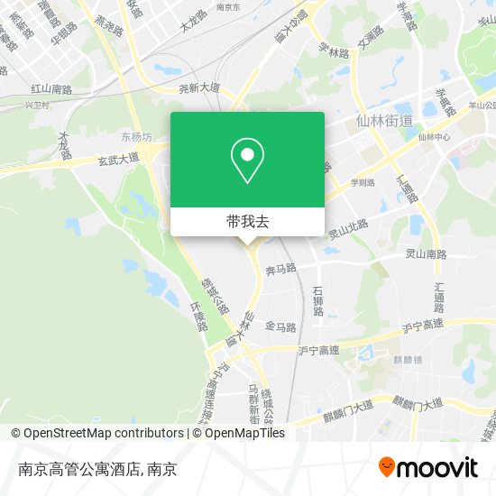 南京高管公寓酒店地图