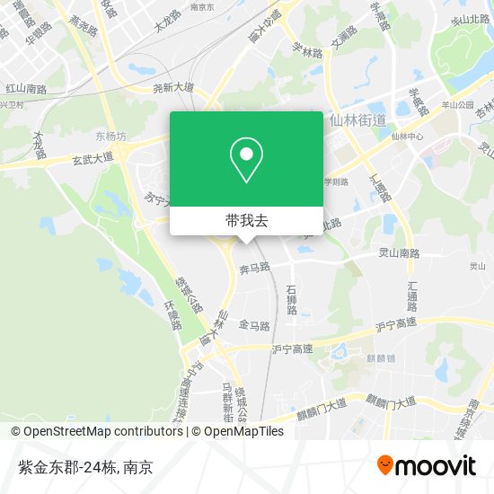 紫金东郡-24栋地图