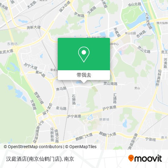 汉庭酒店(南京仙鹤门店)地图