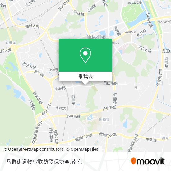 马群街道物业联防联保协会地图