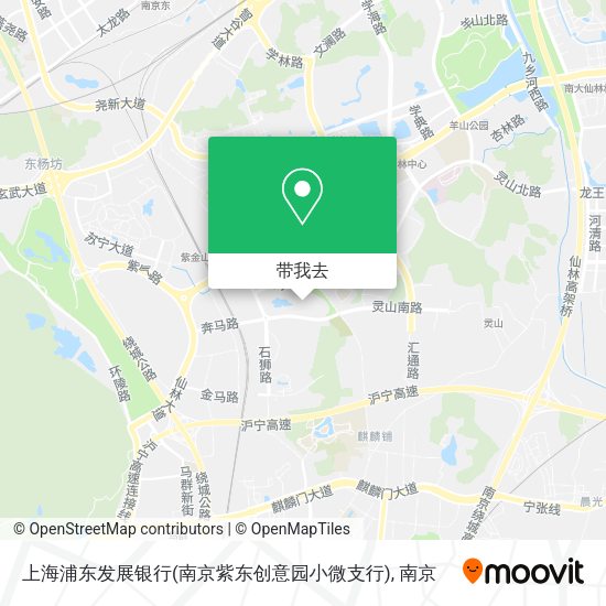 上海浦东发展银行(南京紫东创意园小微支行)地图