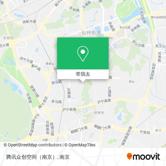 腾讯众创空间（南京）地图