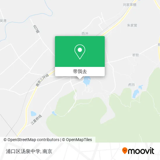 浦口区汤泉中学地图