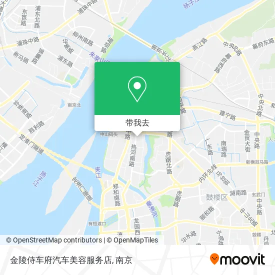 金陵侍车府汽车美容服务店地图