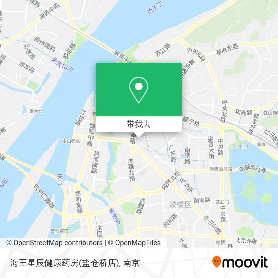 海王星辰健康药房(盐仓桥店)地图