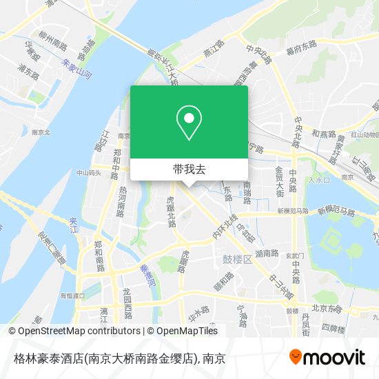 格林豪泰酒店(南京大桥南路金缨店)地图