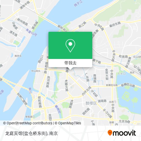 龙庭宾馆(盐仓桥东街)地图