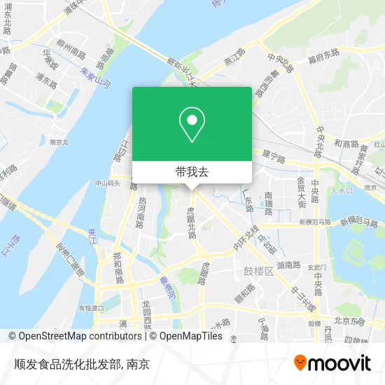 顺发食品洗化批发部地图
