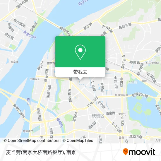 麦当劳(南京大桥南路餐厅)地图
