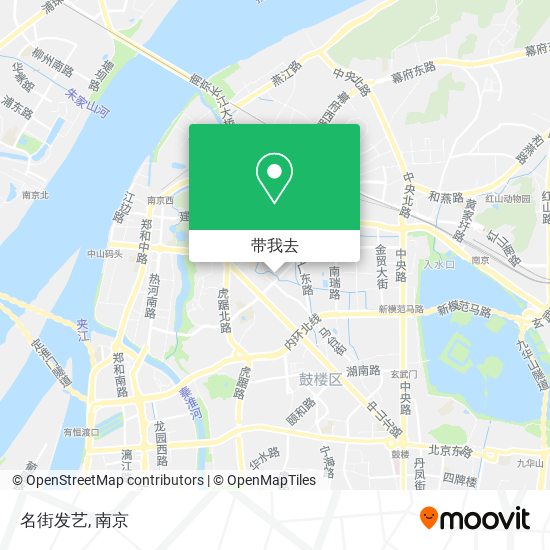 名街发艺地图