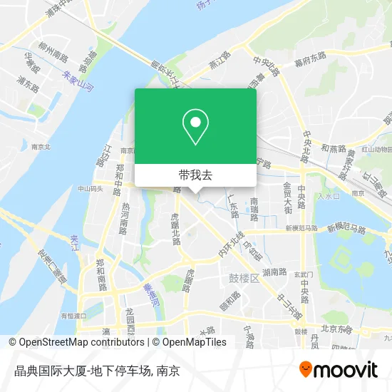 晶典国际大厦-地下停车场地图