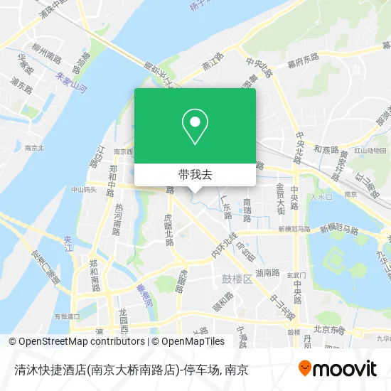清沐快捷酒店(南京大桥南路店)-停车场地图