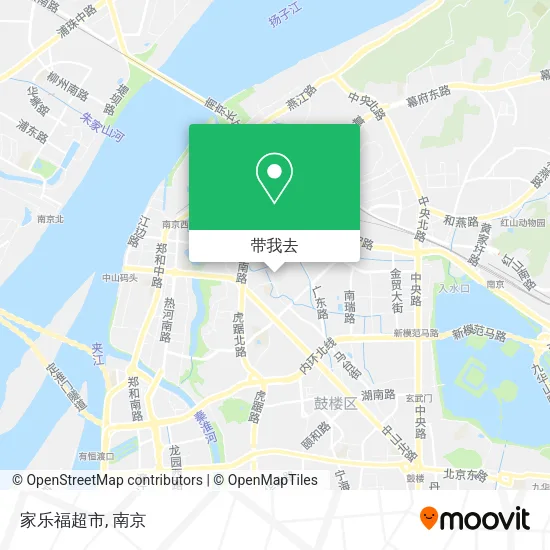 家乐福超市地图