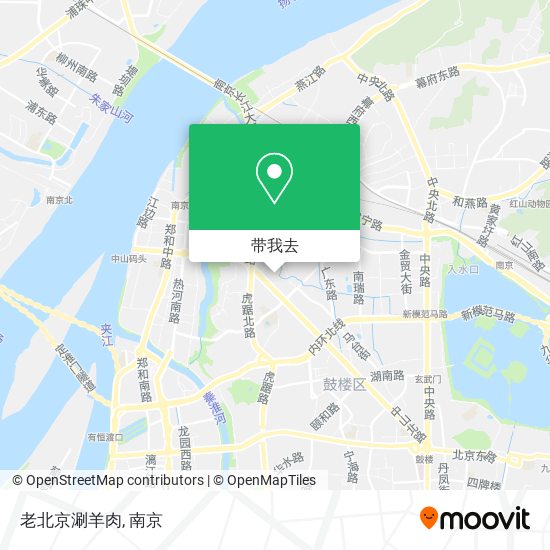 老北京涮羊肉地图