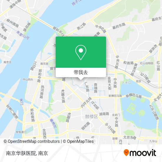 南京华肤医院地图