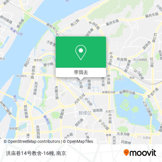 洪庙巷14号教舍-16幢地图