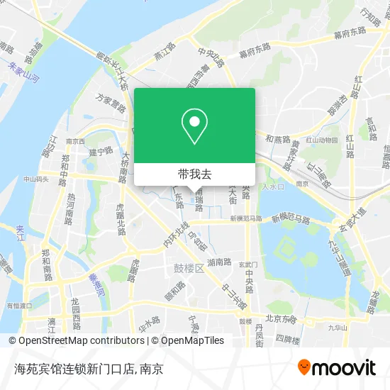 海苑宾馆连锁新门口店地图