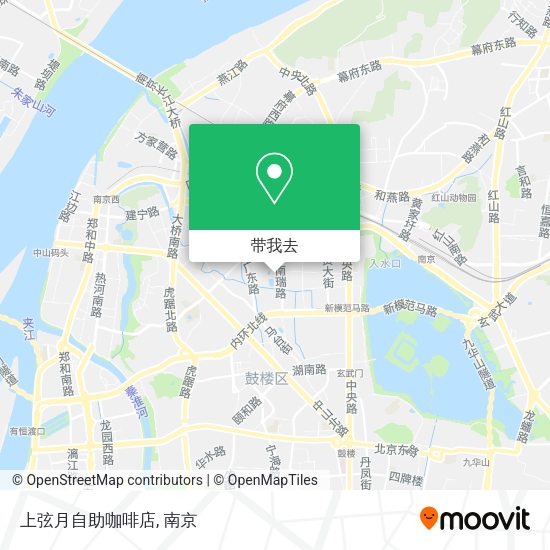 上弦月自助咖啡店地图