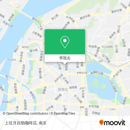 上弦月自助咖啡店地图