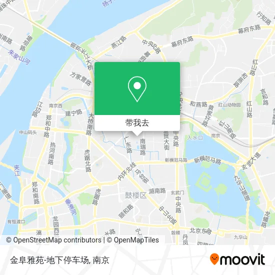 金阜雅苑-地下停车场地图
