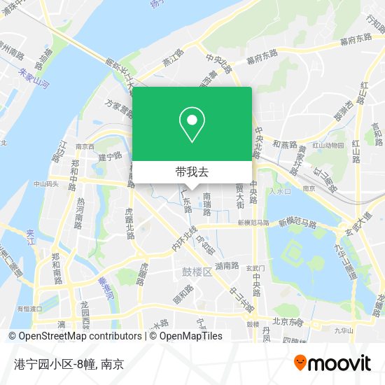 港宁园小区-8幢地图