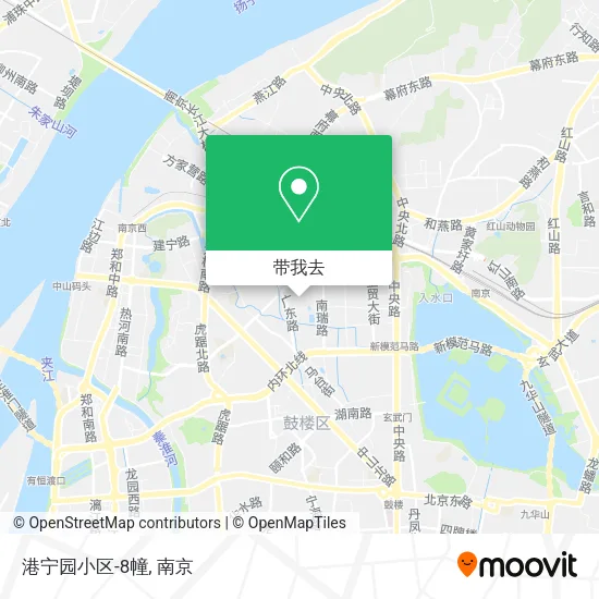 港宁园小区-8幢地图