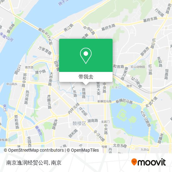 南京逸润经贸公司地图