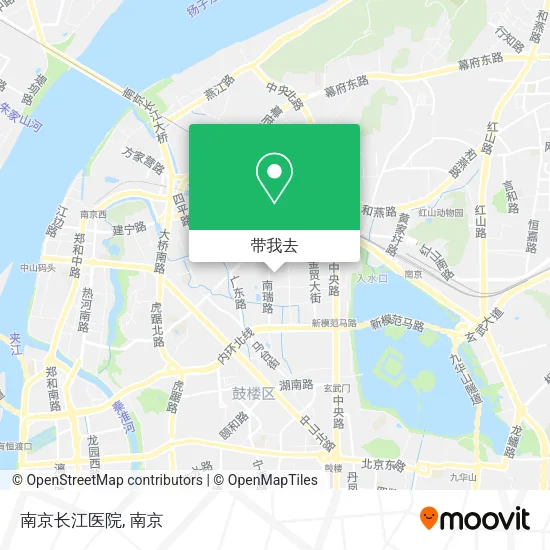 南京长江医院地图