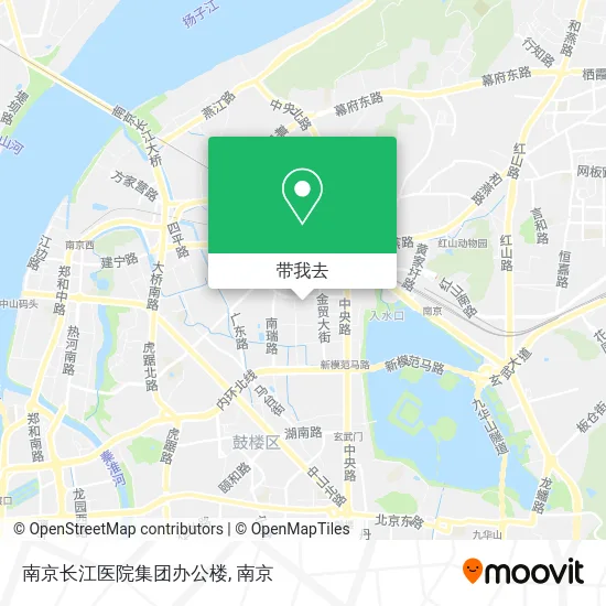 南京长江医院集团办公楼地图