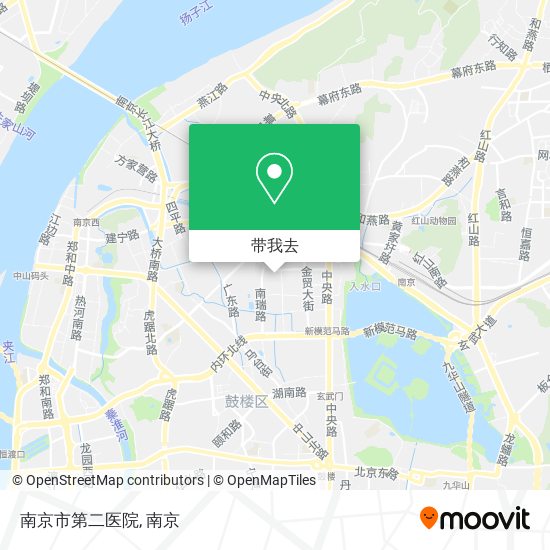 南京市第二医院地图