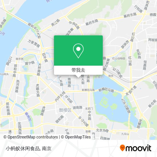 小蚂蚁休闲食品地图