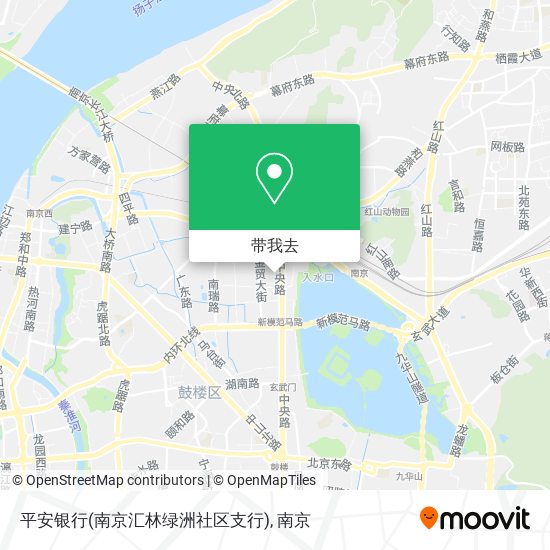 平安银行(南京汇林绿洲社区支行)地图