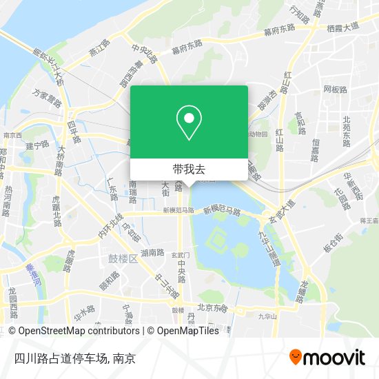 四川路占道停车场地图