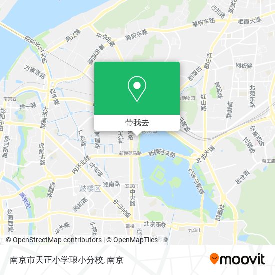 南京市天正小学琅小分校地图