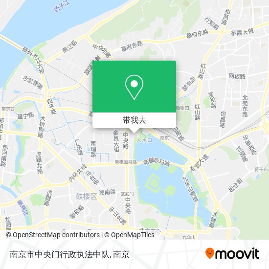 南京市中央门行政执法中队地图