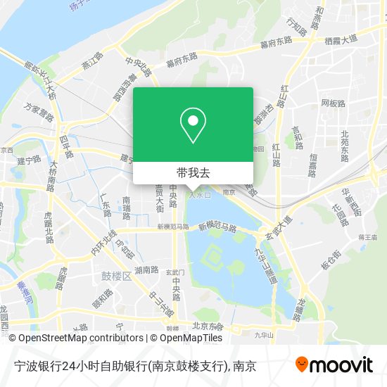 宁波银行24小时自助银行(南京鼓楼支行)地图