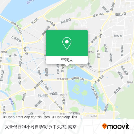 兴业银行24小时自助银行(中央路)地图