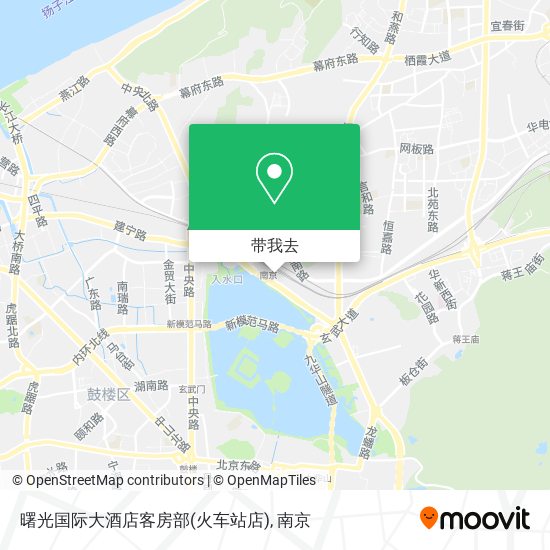 曙光国际大酒店客房部(火车站店)地图