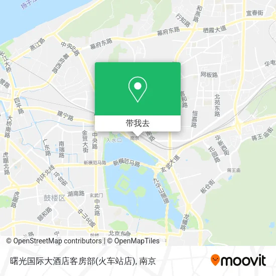曙光国际大酒店客房部(火车站店)地图