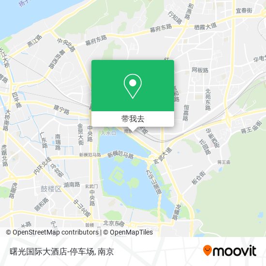 曙光国际大酒店-停车场地图