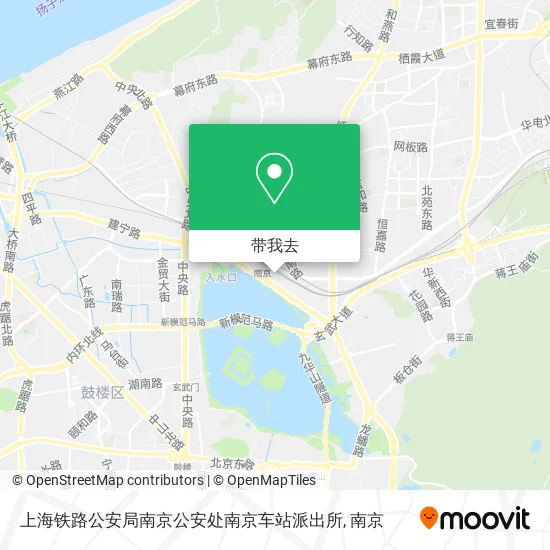 上海铁路公安局南京公安处南京车站派出所地图