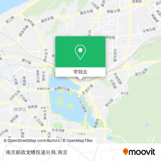 南京邮政龙蟠投递分局地图