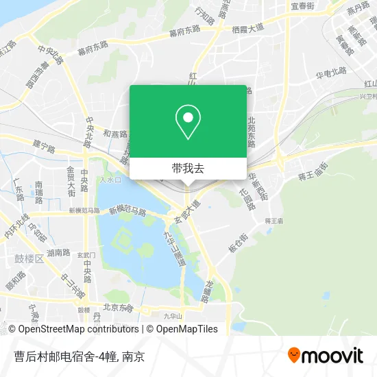 曹后村邮电宿舍-4幢地图