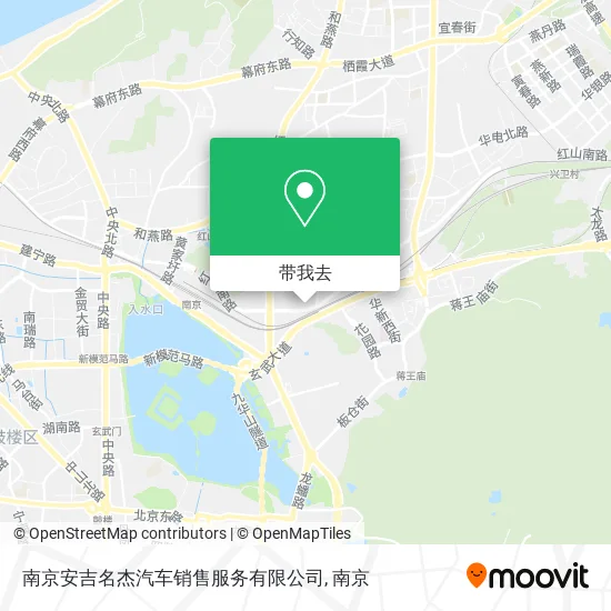 南京安吉名杰汽车销售服务有限公司地图