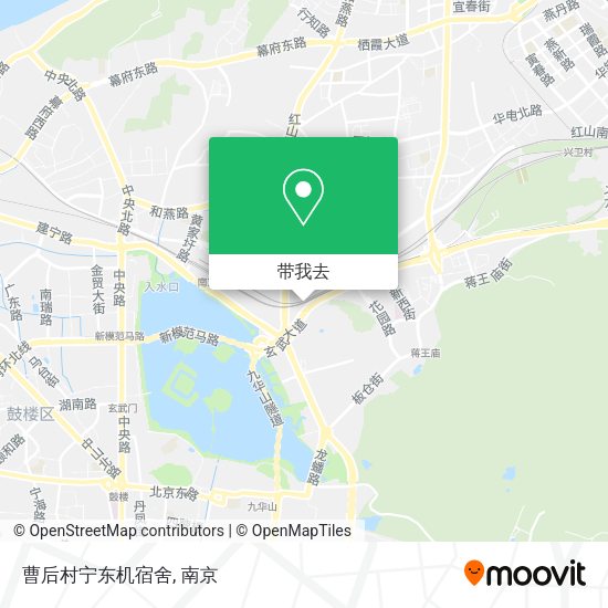 曹后村宁东机宿舍地图