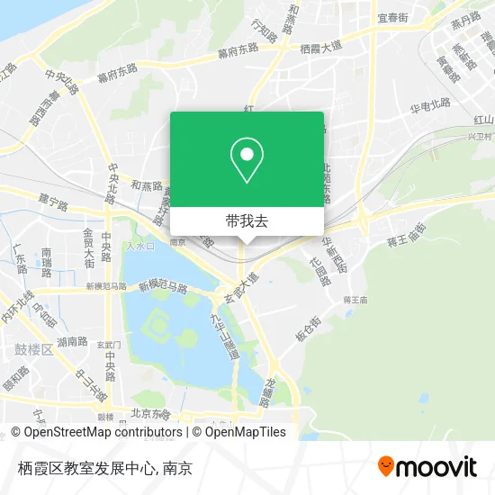 栖霞区教室发展中心地图