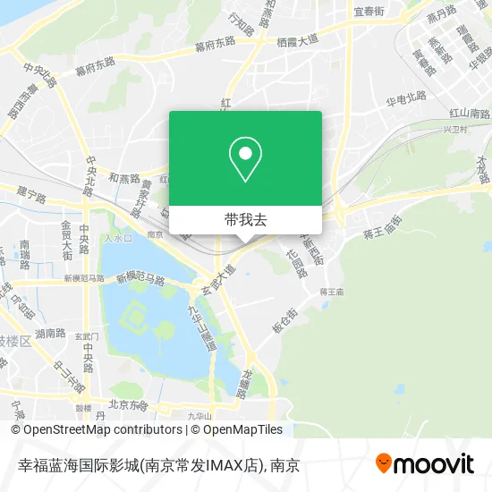 幸福蓝海国际影城(南京常发IMAX店)地图