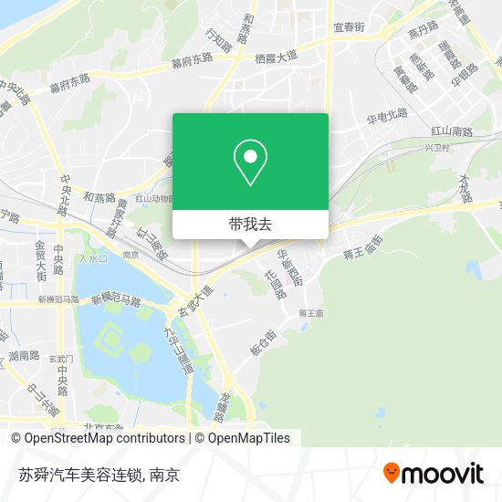 苏舜汽车美容连锁地图