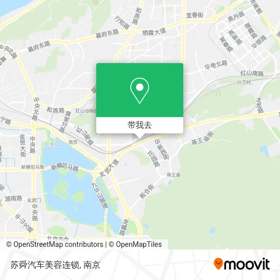 苏舜汽车美容连锁地图